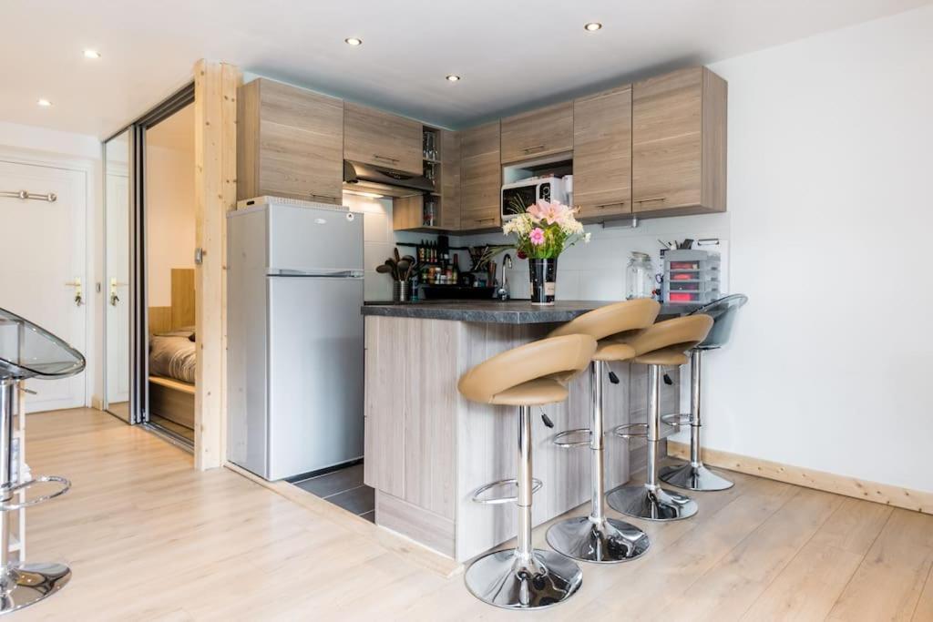 代米考迪亚Pied-A-Terre Cosy Face Aux Pistes De La Princesse公寓 外观 照片